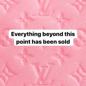 Everything beyond this point has been sold